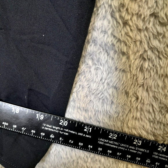 DKNY Womens Ponte Knit Mini Skirt Pencil Navy Blue Faux Wrap Stretch SZ 12 1524 - Picture 12 of 14